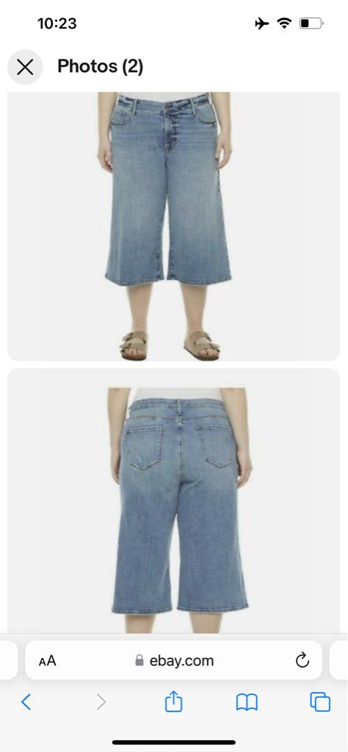 Ana wide leg crop clearance