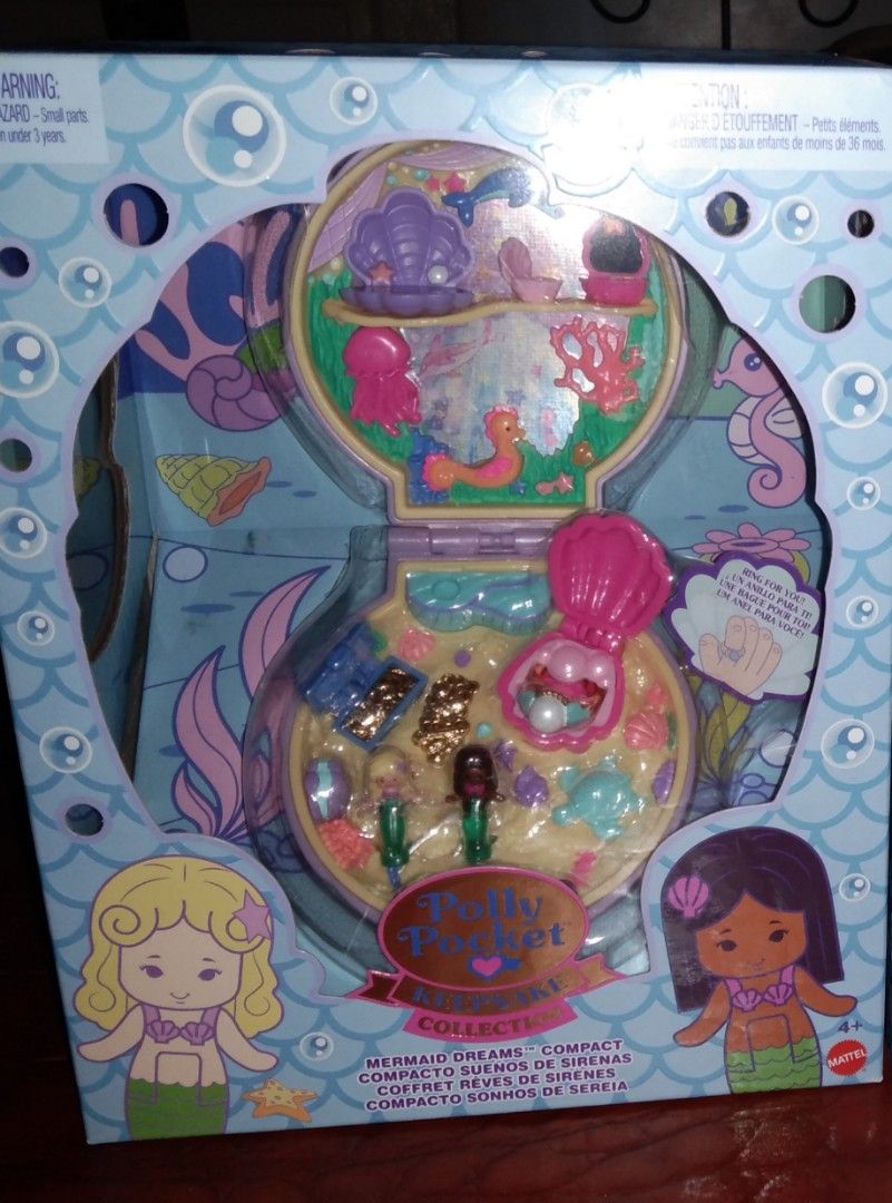 Châteaux Polly Pocket Polly Pocket Keepsake Collection – Bagues & Coffrets Mattel – Neuf – Cadeau Nostalgie Fille