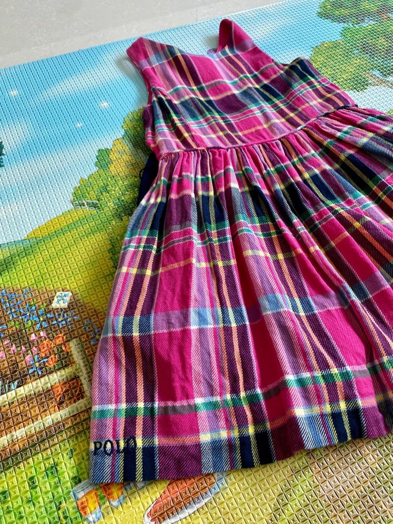 Ralph lauren girls plaid dress new arrivals