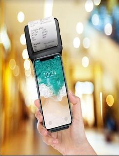 Portable Mobile POS with Scanner and 2" Thermal Printer (Scan and Print on the GO with your own smartphone)