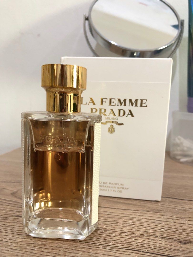 Prada La Femme EDP 50ml, Beauty & Personal Care, Fragrance & Deodorants on  Carousell