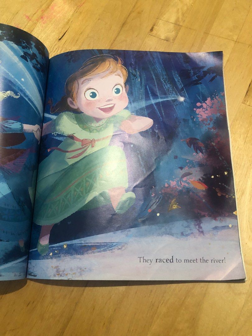 pre-loved-anna-elsa-and-the-secret-river-hobbies-toys-books