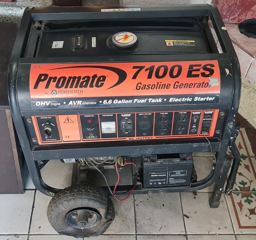 Promate 7100 ES Gasoline Generator, Commercial & Industrial, Industrial