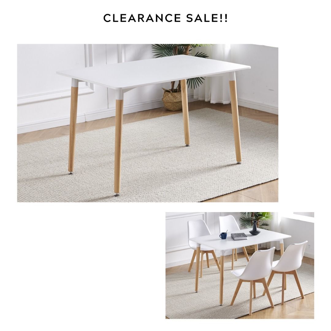 RECTANGLE DINING TABLE CLEARANCE SALE!!, Home & Furniture, Furniture on