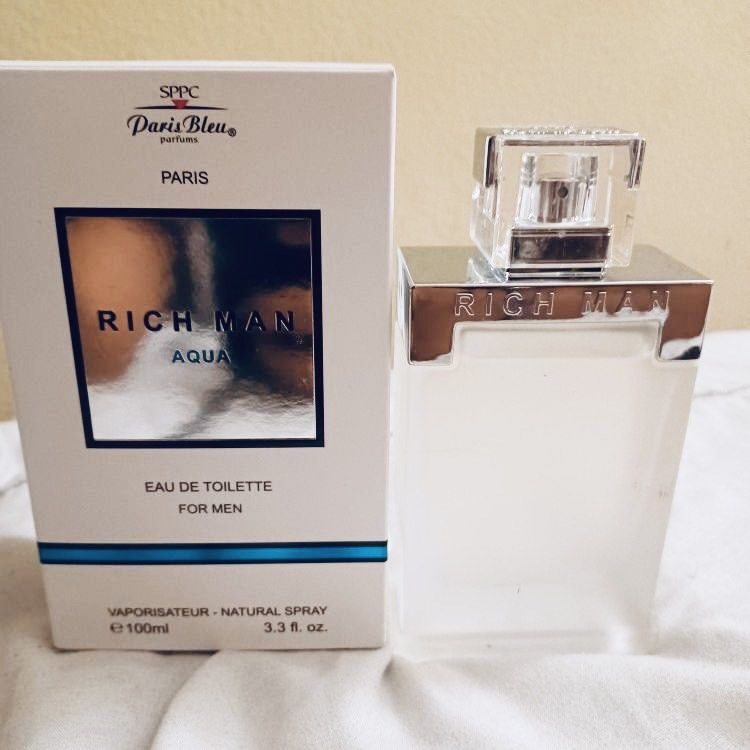 Rich man aqua cologne sales