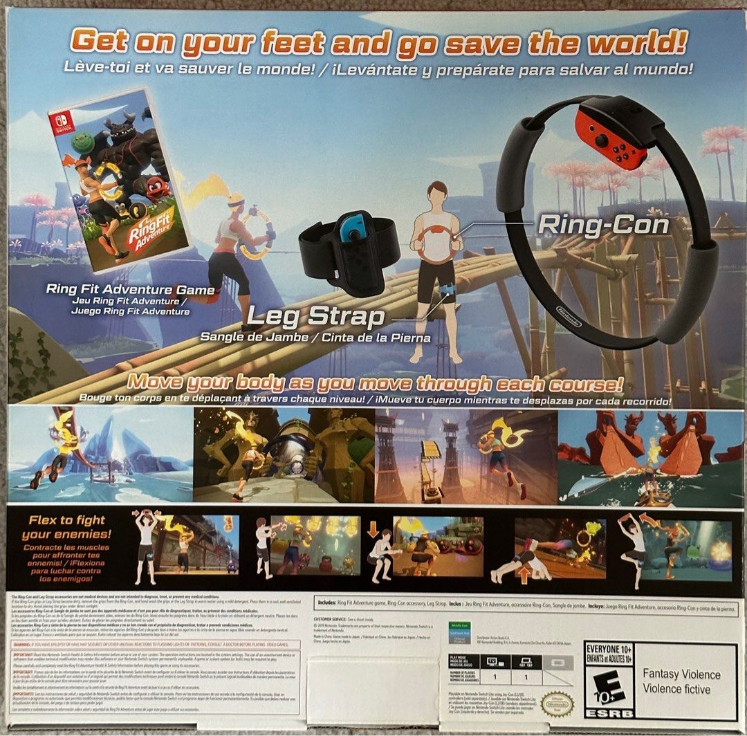 RingFit Adventure, Video Gaming, Video Games, Nintendo on Carousell