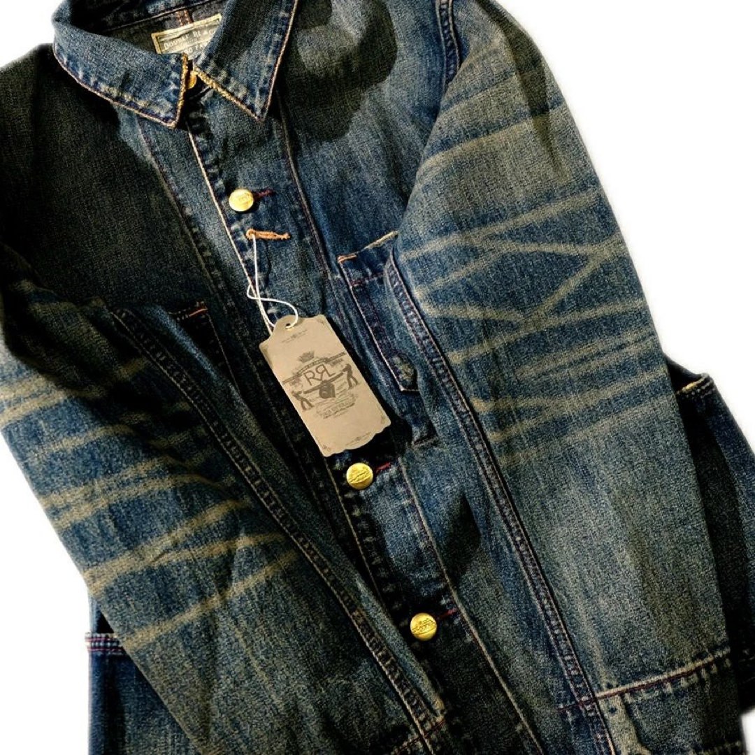 全新RRL RALPH LAUREN DENIM MECHANIC CHORE JACKET, 男裝, 上身