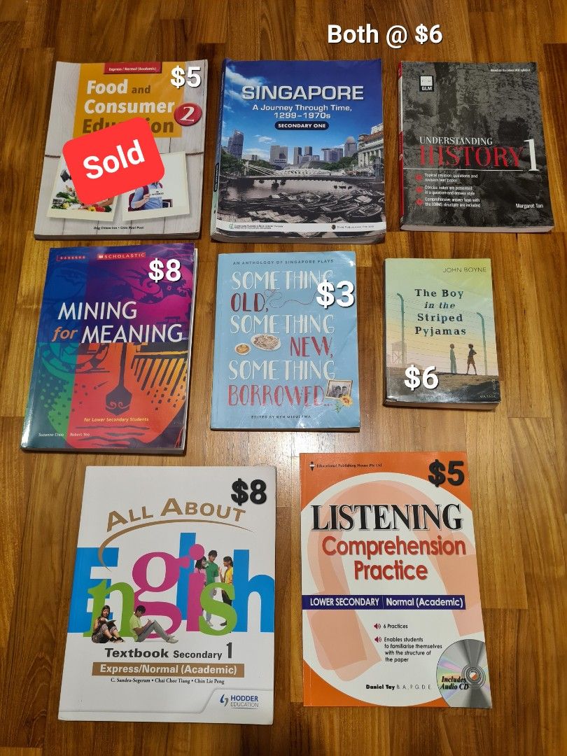 Sec 1 & 2 Textbooks, Hobbies & Toys, Books & Magazines, Textbooks on ...