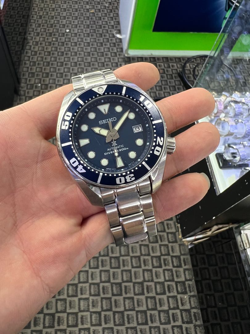 SEIKO PROSPEX SUMO BLUMO MADE IN JAPAN 🇯🇵 DIVERS 200M AUTOMATIC SBDC033,  Men's Fashion, Watches & Accessories, Watches on Carousell