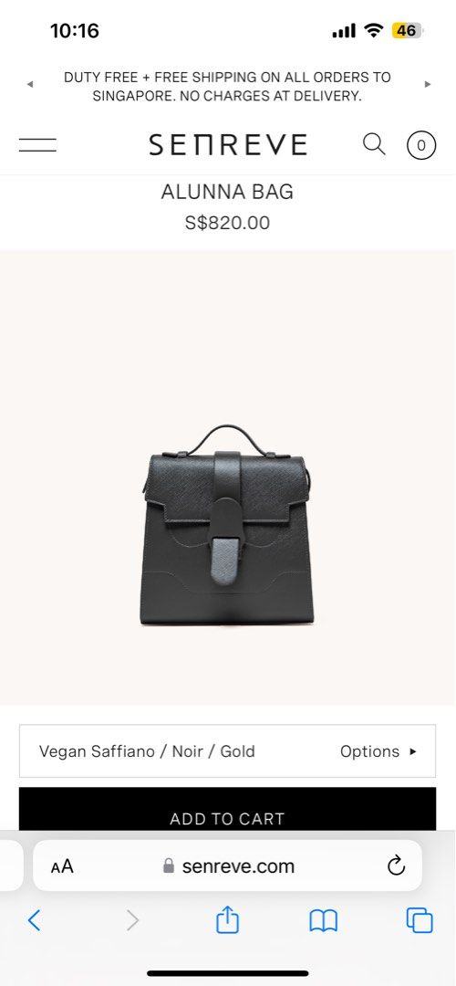 Senreve shipping outlet