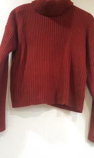 SHEIN knitted longsleeve Red