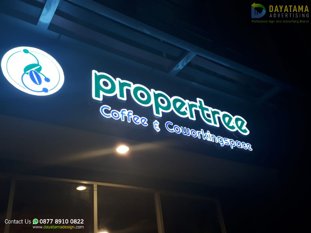 Signage Neon Box dan Huruf Timbul Murah, Design & Craft, Artwork on