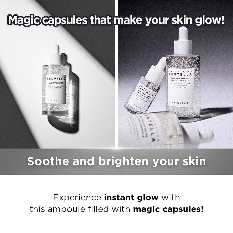 Skin1004 Madagascar Centella Tone Brightening Capsule Ampoule, Beauty ...