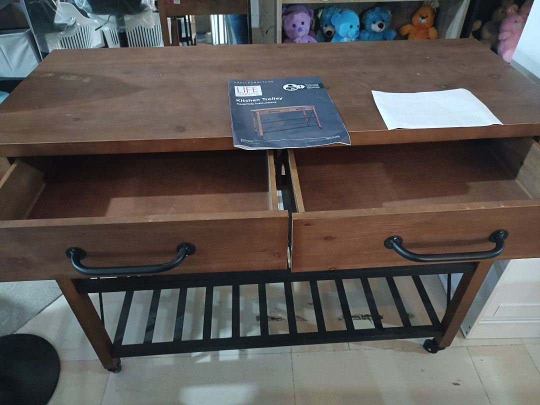 sohl furniture kitchen island trolley, Furniture & Home Living