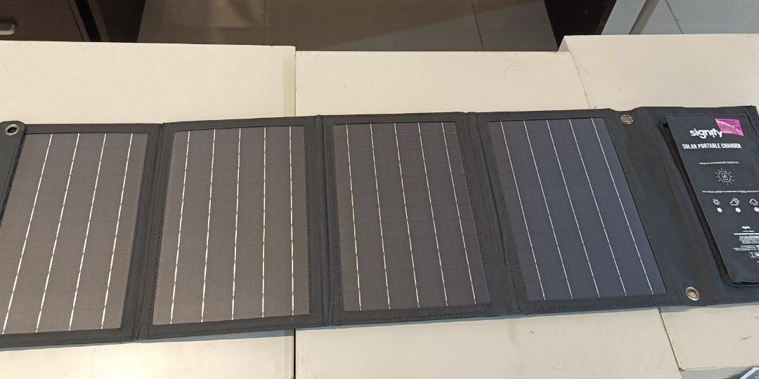 solar portable charger signify(panel only), Furniture & Home Living
