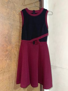 Something Borrowed Red & Black Dress