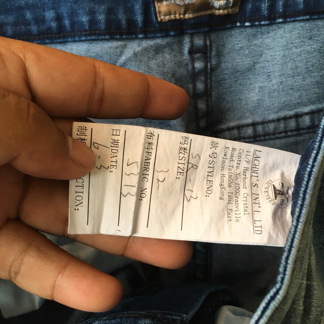 Stitches & Rivets Cargo Jeans, Men's Fashion, Bottoms, Jeans on Carousell