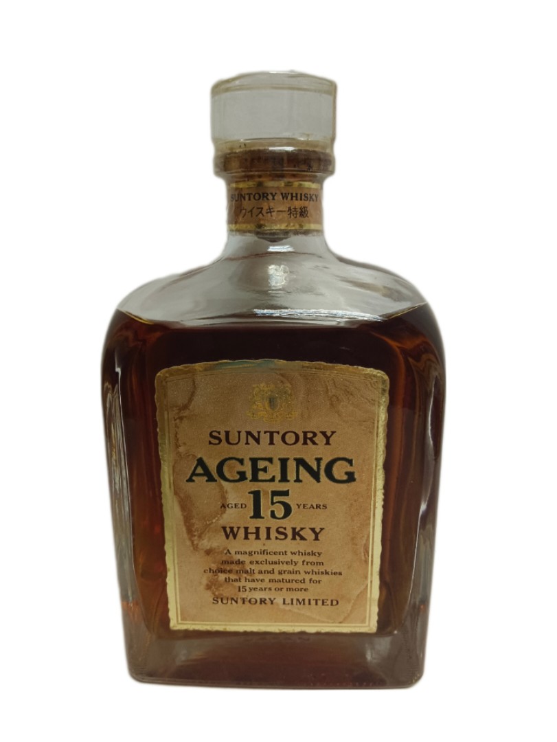 Suntory Whisky Ageing Aged 15 Years 750ml, 嘢食& 嘢飲, 酒精飲料