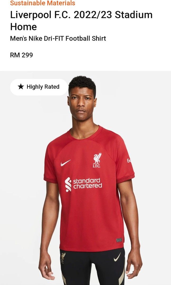 Liverpool fc sale replica shirt