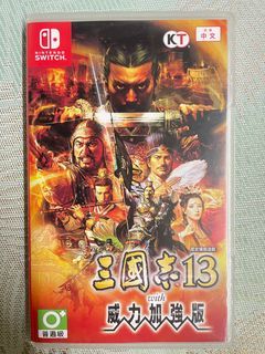 Switch game 三國志 13 威力加強版 行貨 中文版 幾乎全新