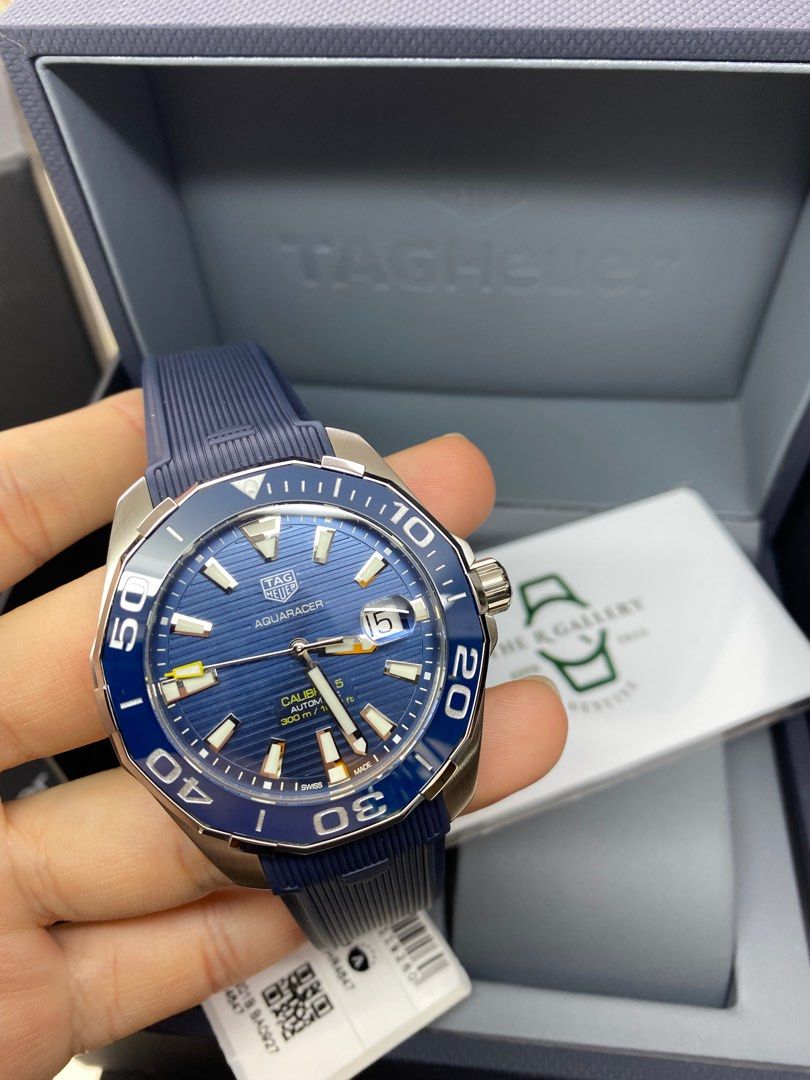 Tag heuer aquaracer calibre 5 blue online