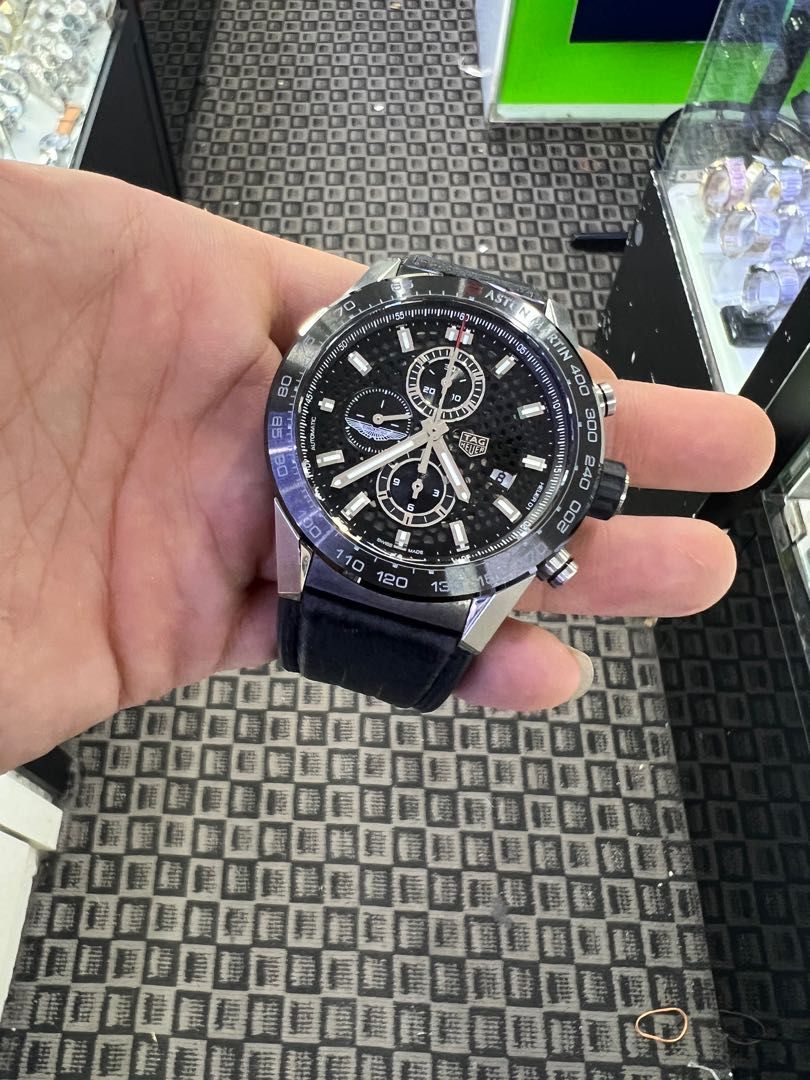 TAG HEUER CARRERA ASTON MARTIN SPECIAL EDITION HEUER 01 SWISS MADE