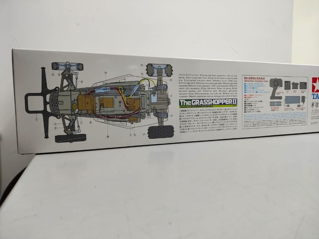 TAMIYA 46704 1:10 RC X-SA Grasshopper I - Radiografisch bestuurbaar model, radiografisch bestuurbaar model, 1:10 RC, RC auto, gemonteerd model