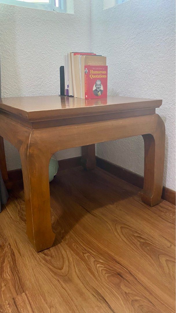 Teak wood End tables, Furniture & Home Living, Furniture, Tables & Sets