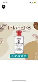 Thayers toner unscented