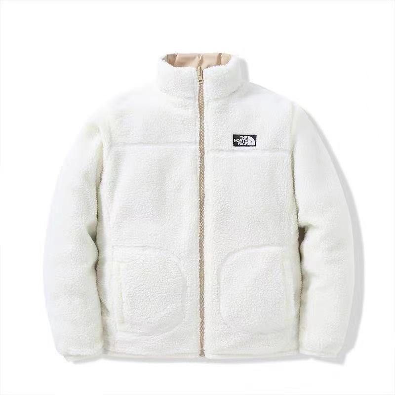 TNF The NorthFace Two Sided Lamb Coat Unisex Warm Stand Collar Down Coat BRAND NEW IN STOCK