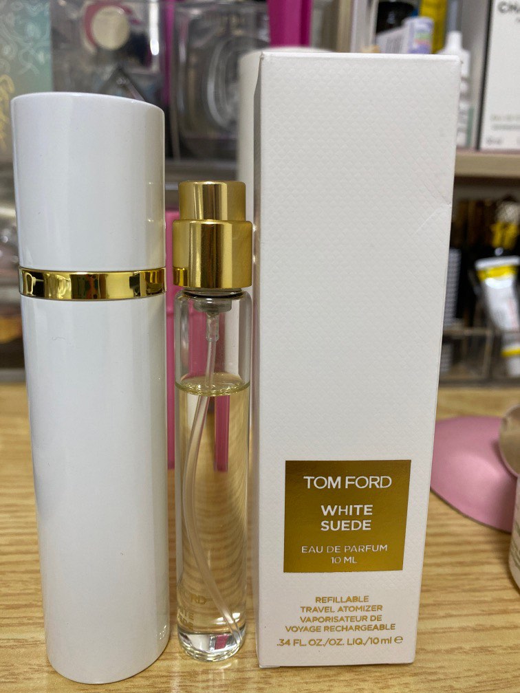 Tom Ford White Suede Refillable travel atomizer 10ml, Beauty & Personal  Care, Fragrance & Deodorants on Carousell