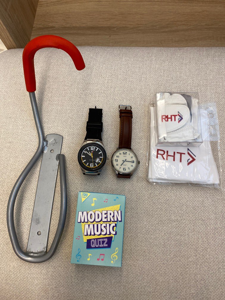 Tommy Hilfiger Timex Indiglo Watch, RHT Gloves & Sun Arm Sleeve