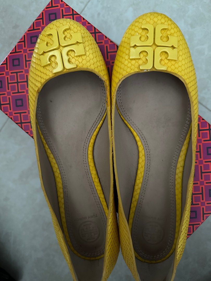 Tory Burch ballet flats in snake print Women s Fashion Footwear