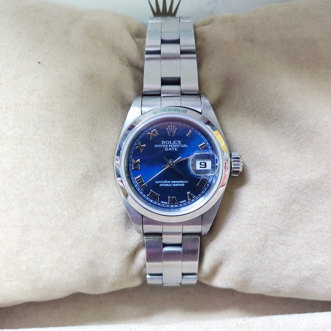 TP- Rolex 79160 LADIES Oyster Perpetual Lady Date WITH BOX AND ...
