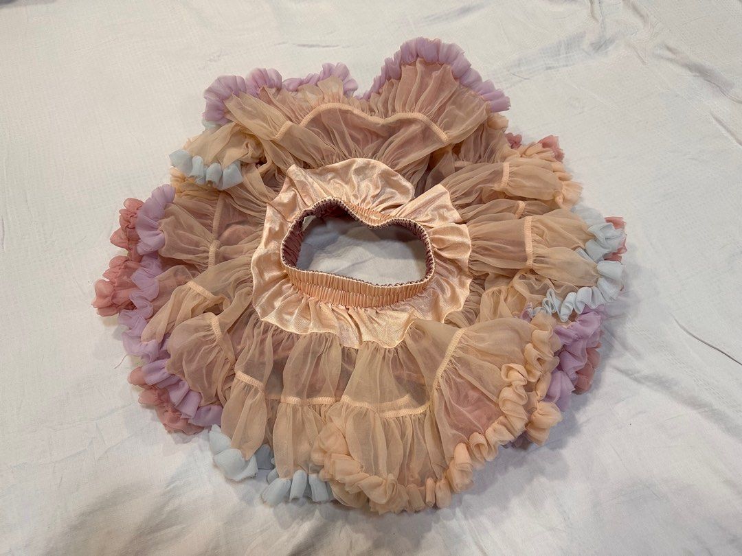 Tutu skirt Ruffles Pom Tulle for Children 2 3 years old Babies