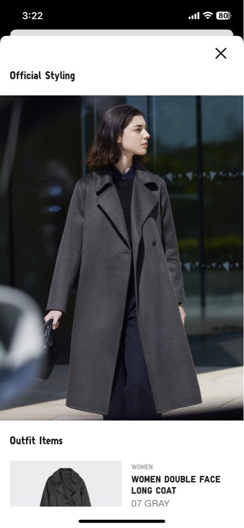 WOMEN'S DOUBLE FACE LONG COAT