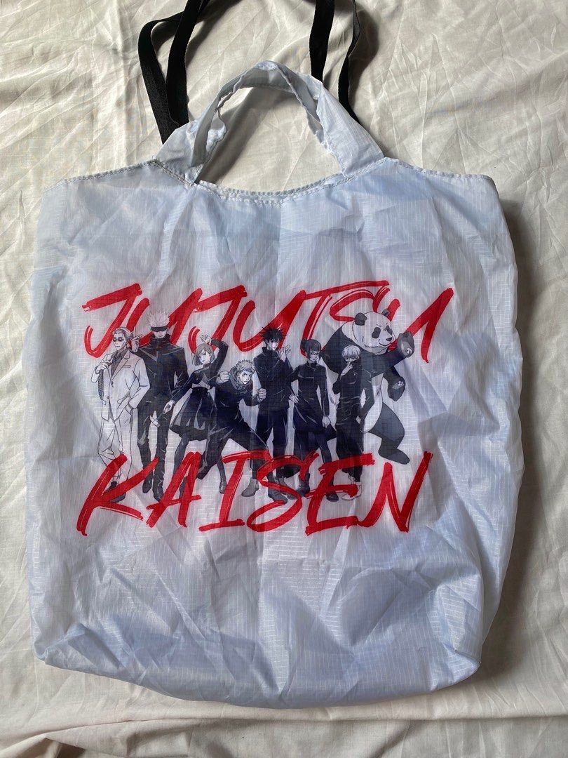 PRE ORDER Jujutsu Kaisen X Uniqlo Pocketable Bag 30 Aug Mens Fashion  Tops  Sets Tshirts  Polo Shirts on Carousell