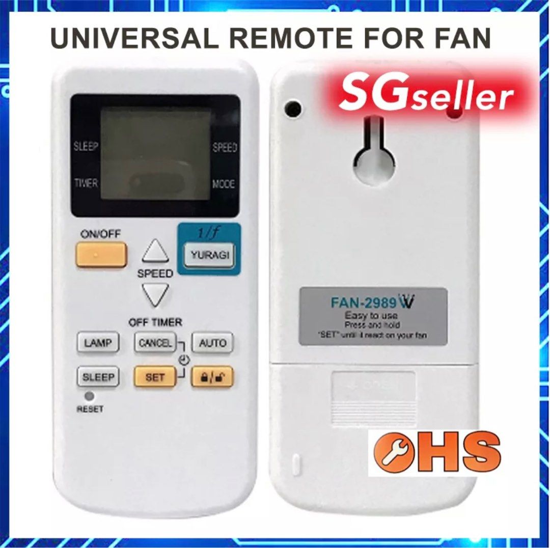 Universal Fan Remote Control, Furniture & Home Living, Lighting & Fans ...