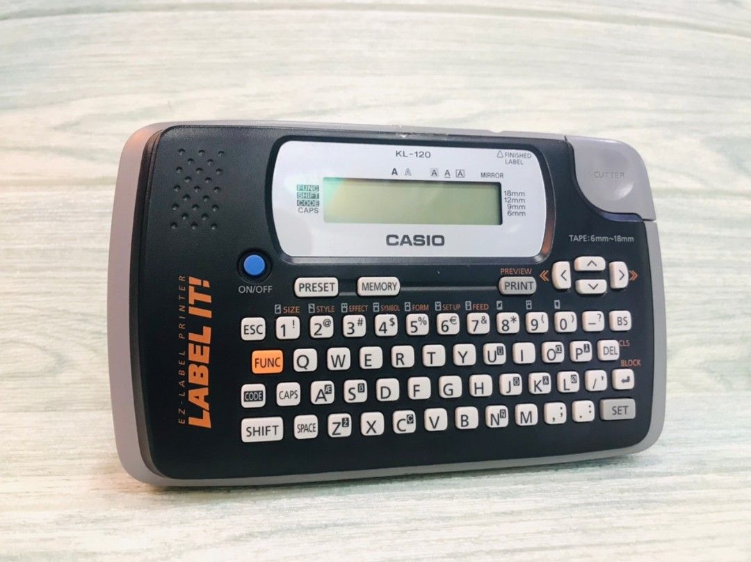Used CASIO KL 120 Casio Label Printer Computers Tech Printers