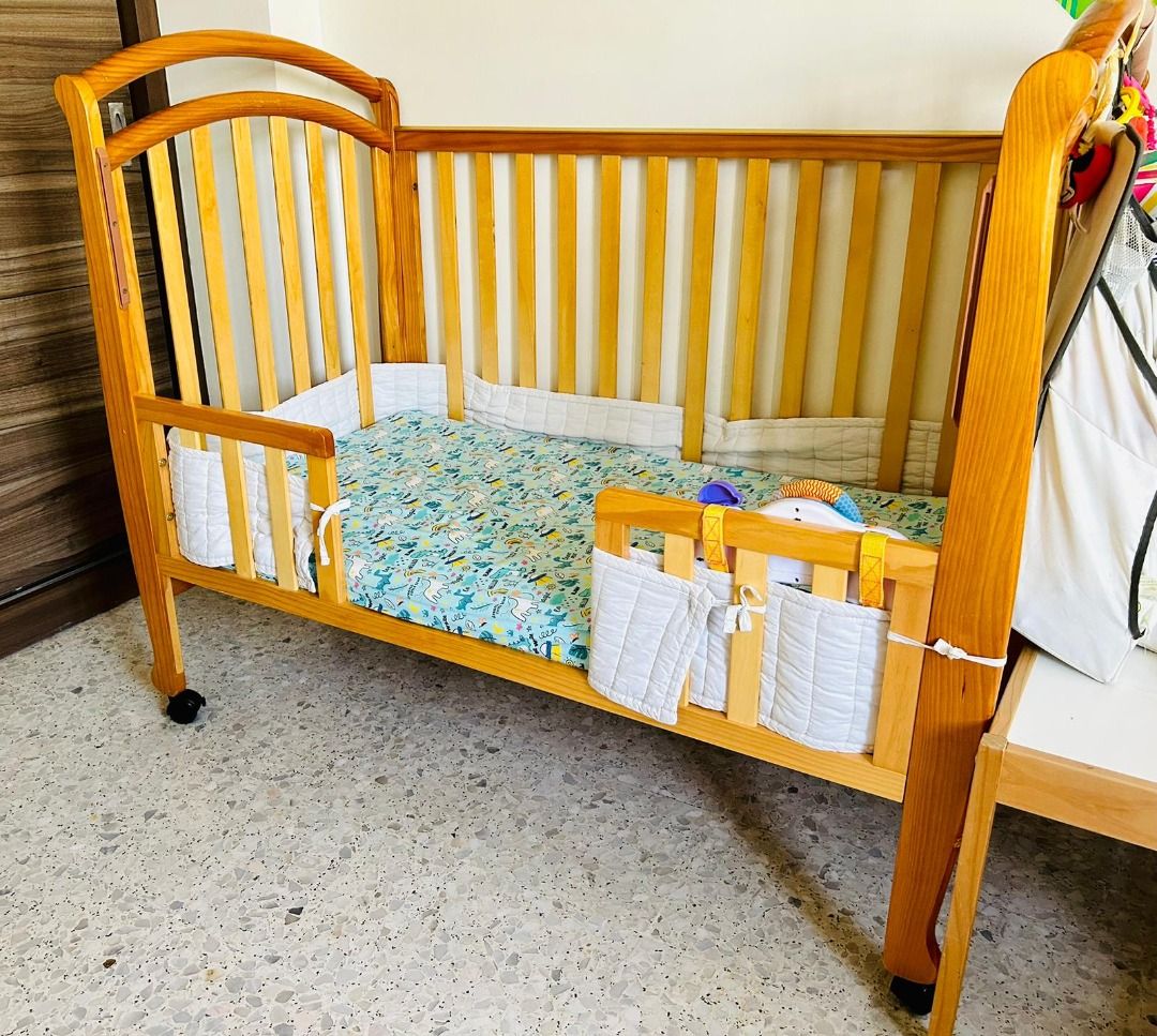 Vermont by BonBeBe baby Cot/ toddler Bed, Babies & Kids, Baby Nursery