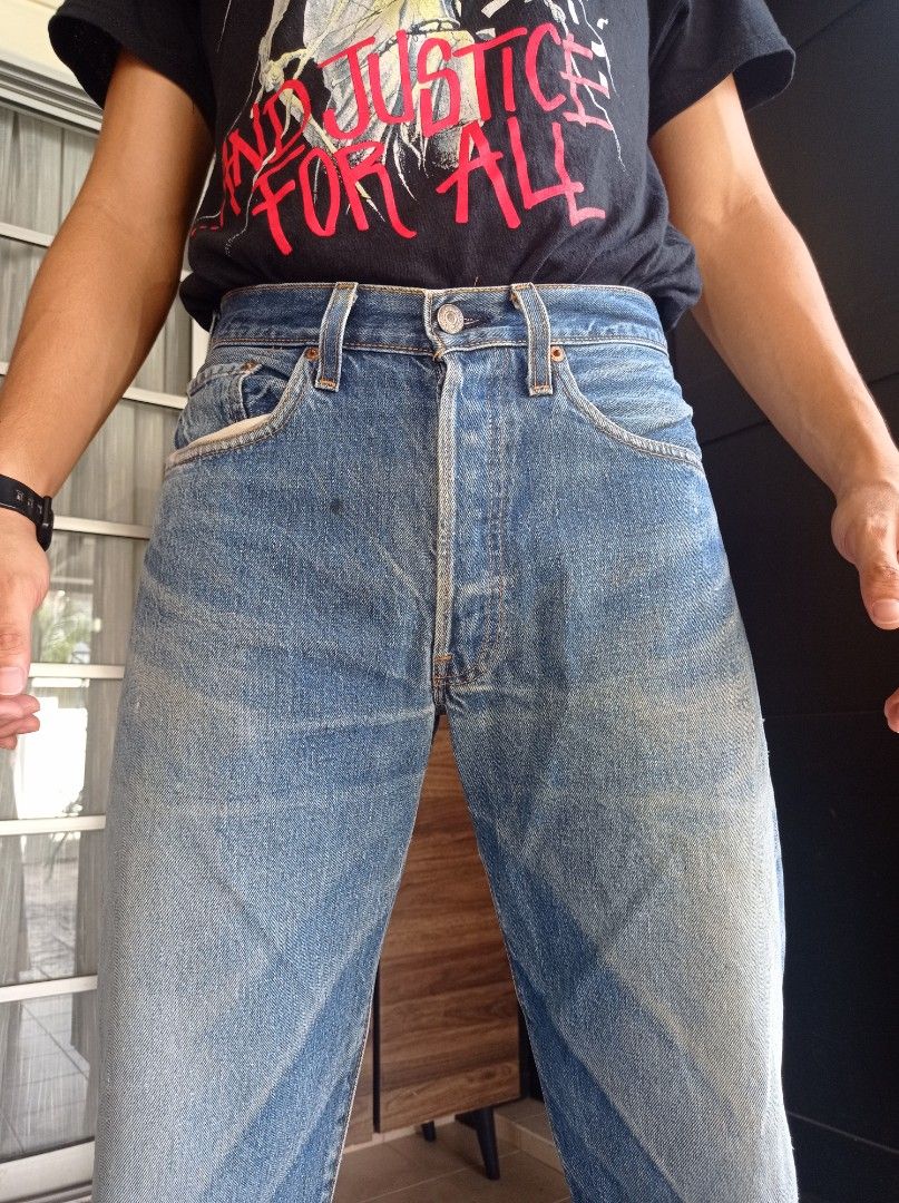 Vintage 80s Levi's 501 Distressed Selvedge, Men's Fashion, Bottoms ...