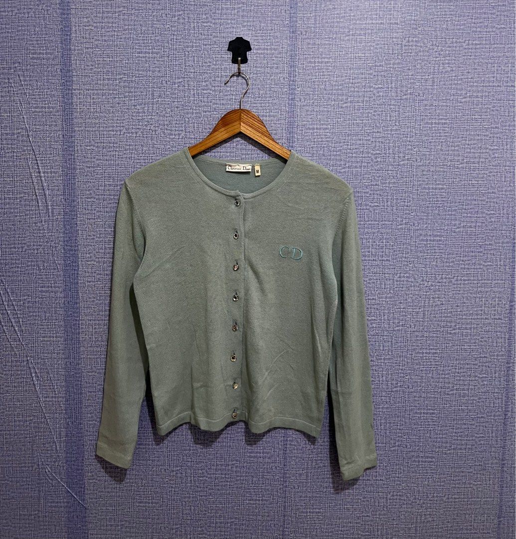 Vintage christian dior cardigan on sale