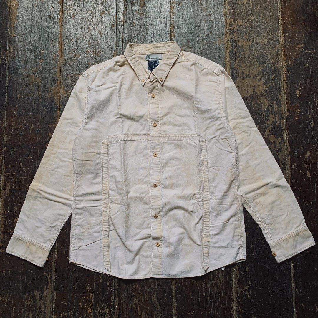 Visvim ICT 5 nation shirt mud dye, Men's Fashion, Tops & Sets