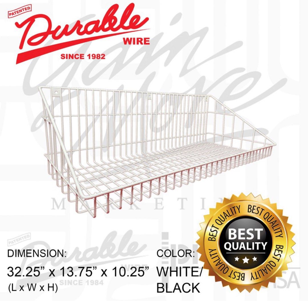 Wall Organizer XL (Category: Storage Boxes & Baskets) located in Quezon City. Submitted by nicoleregen (Listing ID 1208620214, Image 2). Description: Brand new. Complete with screws. BUY THIS GET 1 FREE Medium sized wall organizer (no screws) 1st photo is the actual picture of the wall organizer. Dimensions are indicated in the 2nd photo. Reason for selling: Bought 2 of these, ended up using 1. Original Price: P850 Bought from shopee: https://shp