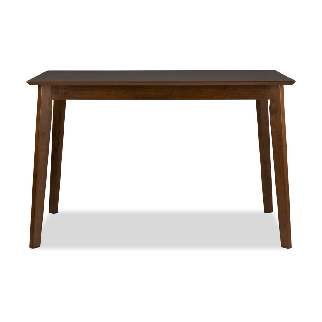 Walnut Dining Table Set (1 Table 2 Benches), Furniture & Home Living