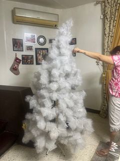 White Christmas Tree.
