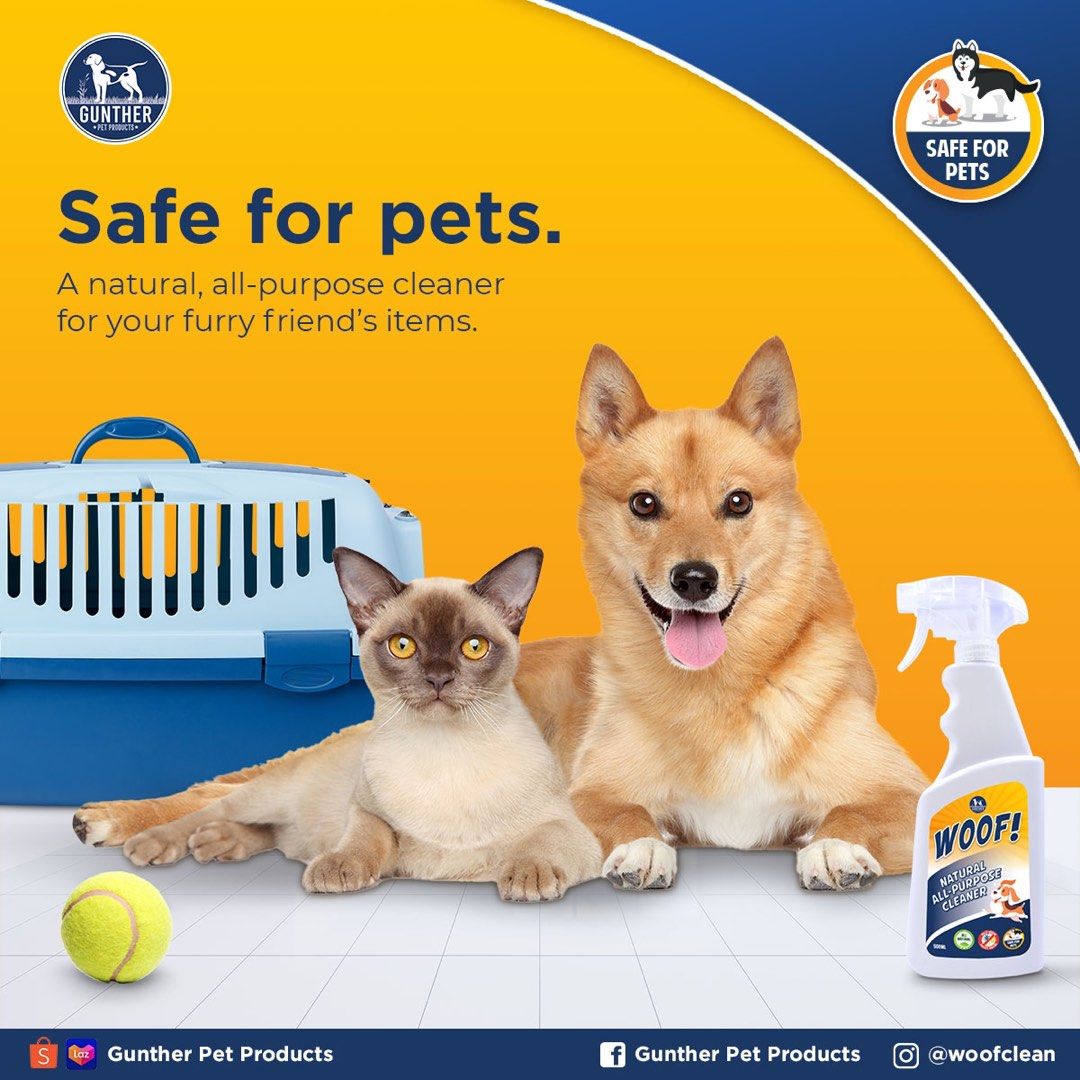 Woof! AllPurpose Cleaner PetFriendly, Furniture & Home Living