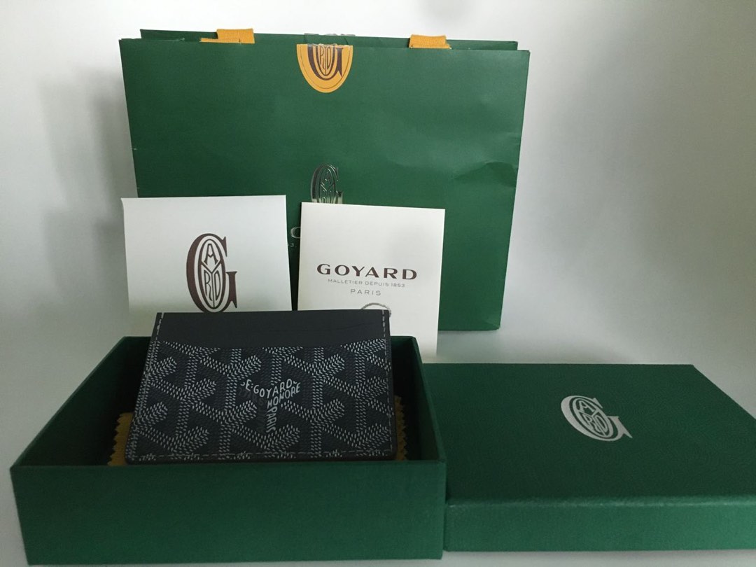 WTS Brand New Maison Goyard St-Sulpice Card Wallet/Card Holder - Grey/Gray,  Men's Fashion, Watches & Accessories, Wallets & Card Holders on Carousell