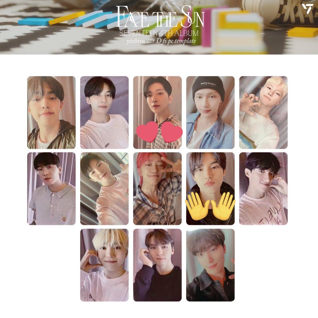WTT&frasl;WTB Seventeen Face The Sun FS yizhiyu D Mingyu, Hobbies &amp; Toys