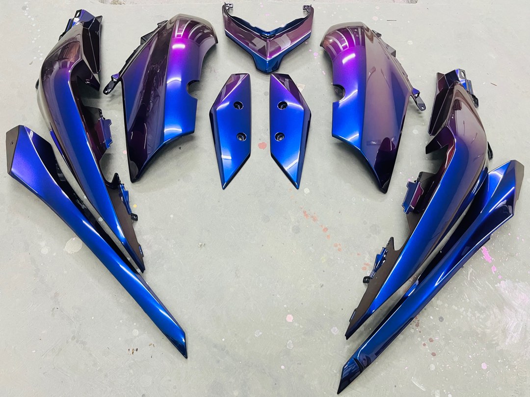 Xmax Color Repainted Xmax original Coverset +aikka repaint, Motorcycles, Motorcycle ...